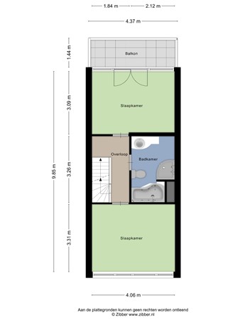Floorplan - Koningin Julianastraat 54, 3421 JC Oudewater